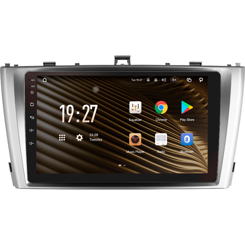Android head unit SIGMA S9464 ANDROID 12 4+64 Gb 4G DSP Toyota Avensis 3 2008-2015 (F1) 9"