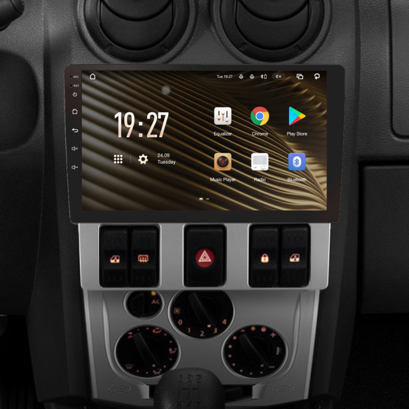 Stacja radiowo-głośnikowa SIGMA S9464 ANDROID 12 4+64 GB 4G DSP Renault Logan 1 (2004–2009) 9