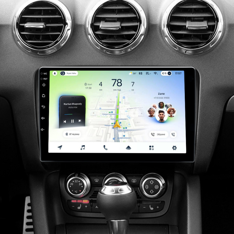 Estéreo de fábrica Teyes CC4L 4 + 64 GB para Audi TT 2 8J (2006–2014), 9