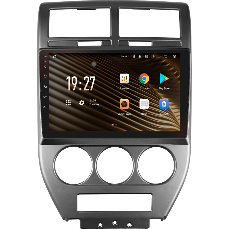 Android head unit SIGMA S10464 ANDROID 12 4+64 Gb 4G DSP Jeep Compass 1 MK 2006-2010 10" (L1)