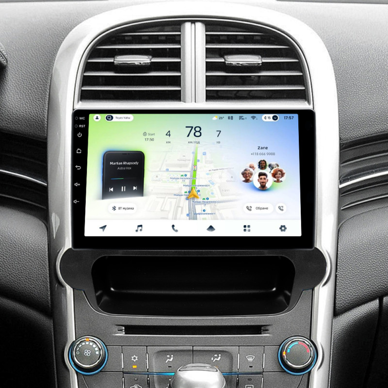 Android head unit Teyes CC4L 4+64 Gb Chevrolet Malibu 8 2012-2015 9"