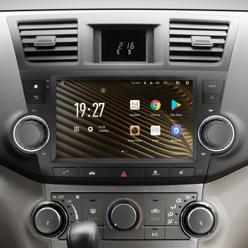 Stacja głośnikowa SIGMA S9464 ANDROID 12 4+64 GB 4G DSP Toyota Highlander 2 XU40 2007–2013 (F3) 9