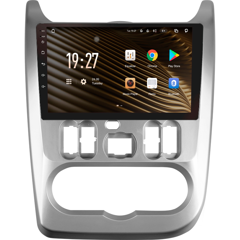 Android head unit SIGMA S9464 ANDROID 12 4+64 Gb 4G DSP Renault Logan 1 Sandero For Dacia Duster 2009-2017 9"