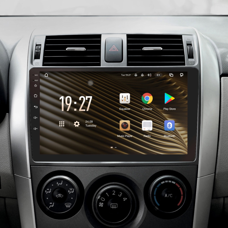 Android head unit SIGMA S9464 ANDROID 12 4+64 Gb 4G DSP Toyota Corolla 10 E140 E150 2006-2013 (A) 9"