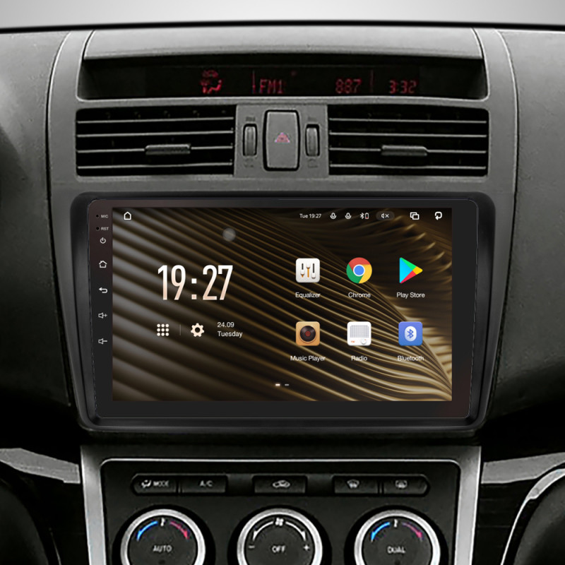 Magnítola de ándroid SIGMA S9464 ANDROID 12 4+64 GB 4G DSP para Mazda 6 2GH (2007-2012) 9