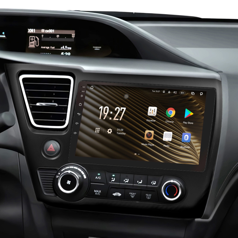 Android head unit SIGMA S9464 ANDROID 12 4+64 Gb 4G DSP Honda Civic 9 Middle East 2013-2016 9" (L1)