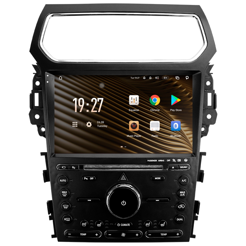 Magallánica Android 12 SIGMA S10464 con 4 GB + 64 GB, 4G, DSP para Ford Explorer 5 (2011–2019) (B), 10