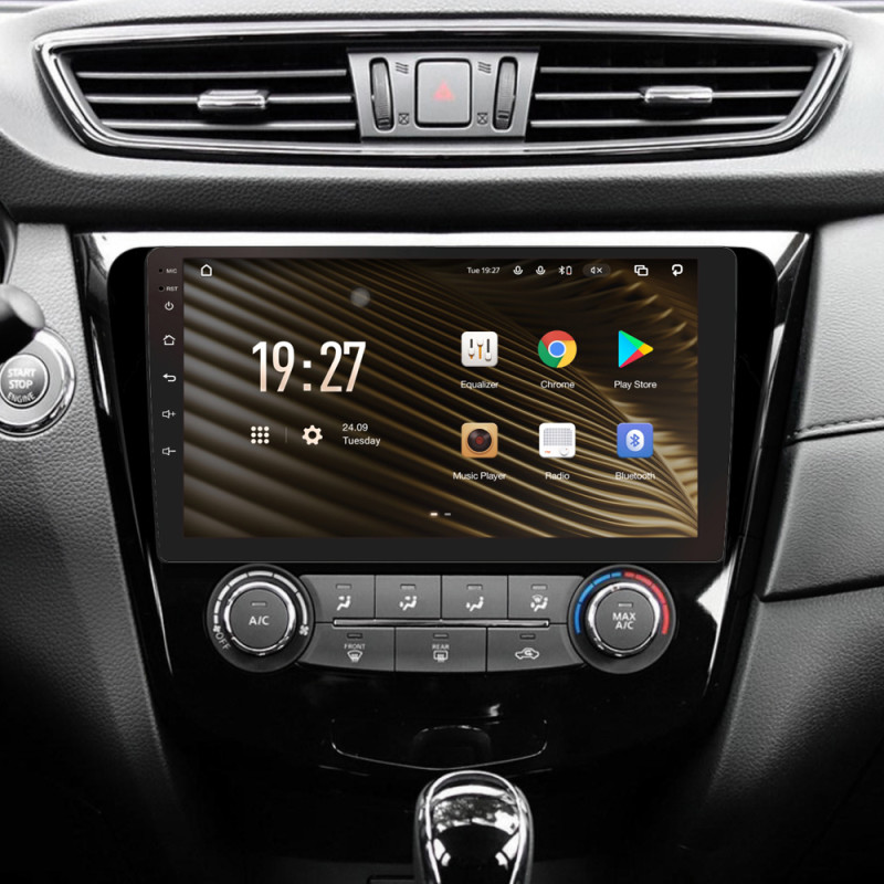 Android head unit SIGMA S10464 ANDROID 12 4+64 Gb 4G DSP Nissan X-Trail X Trail 3 T32 2013-2022- (F1) Manual air conditioning (C) 10" (L2)