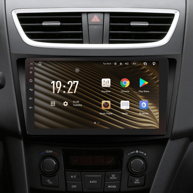 Android head unit SIGMA S9464 ANDROID 12 4+64 Gb 4G DSP Suzuki Swift 4 2011-2017 9"