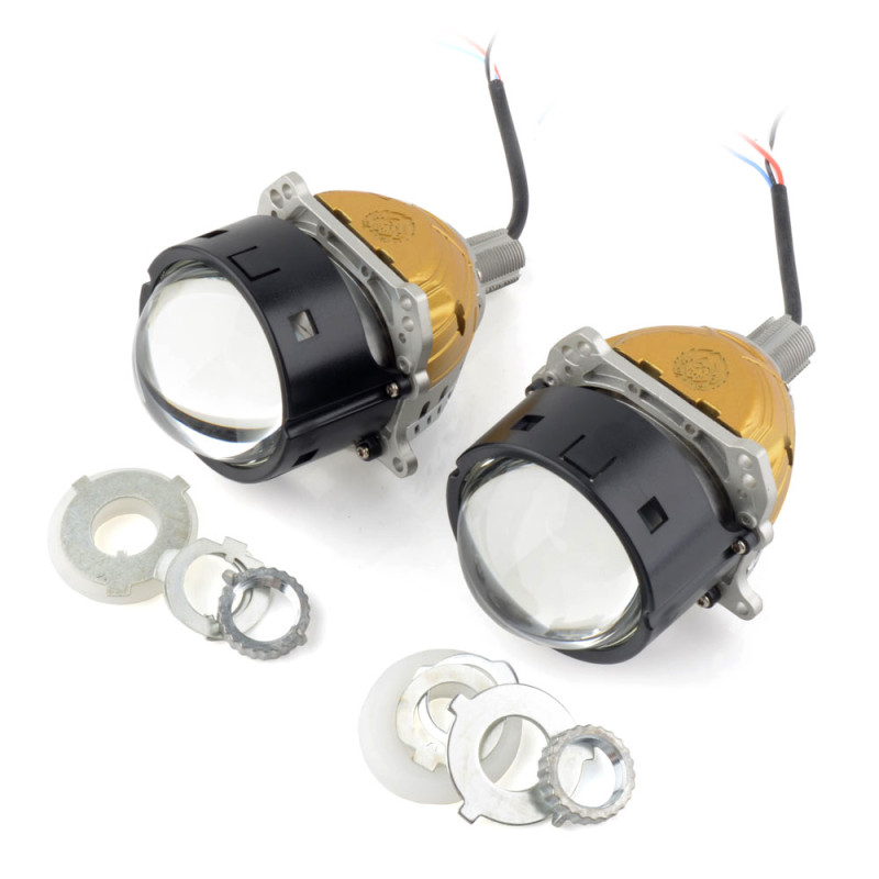 LED headlight lenses AMS ULTIMATE U2 5500K 3.0 F/R