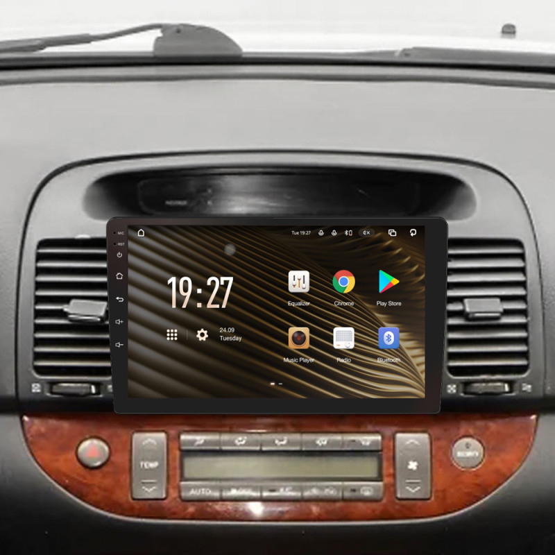 Android head unit SIGMA S9464 ANDROID 12 4+64 Gb 4G DSP Toyota Camry 5 XV 30 2001-2006-A 9"