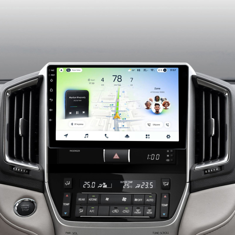 Android head unit Teyes CC4L 6+64 Gb Toyota Land Cruiser 200 11 2015-2020 9"