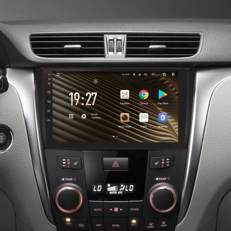 Android head unit SIGMA S9464 ANDROID 12 4+64 Gb 4G DSP Suzuki Kizashi 2009-2015 9"