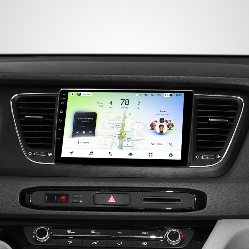 Android head unit Teyes CC4L 4+64 Gb Kia Carnival 3 YP (F1) 2014-2021 (A) 9"