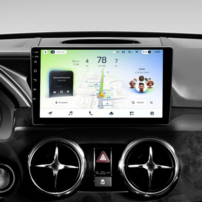 Fest eingebaute Magnetola Teyes CC4L 4+64 GB für Mercedes-Benz GLK-Klasse (X204, 2012–2015) 9