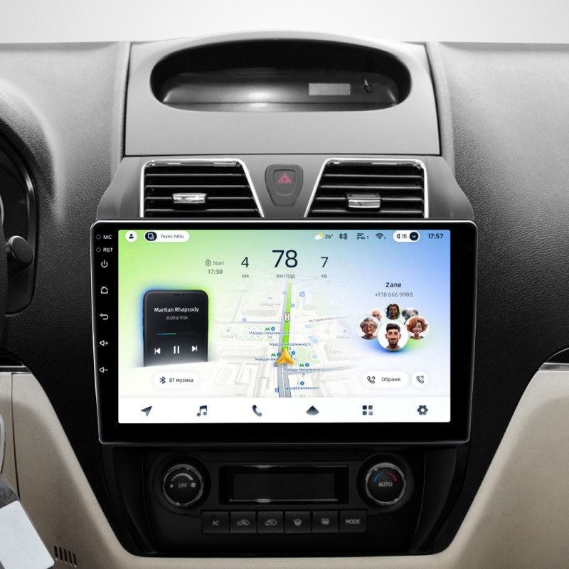 Fahrzeug-Magnetophon Teyes CC4L 4+64 GB für Geely Emgrand EC7 1 (2009–2016), 10 Zoll.