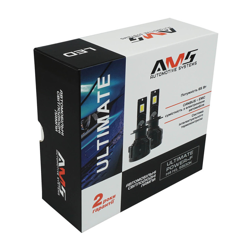 LED bulb AMS ULTIMATE POWER-F H7 5500K CANBUS