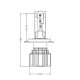 LED bulb AMS VISION-R H4 H/L 5500K CANBUS