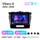 Android head unit Teyes CC3 6+128 Gb with 360° surround view° Suzuki Vitara 4 2014-2018 9" 2k