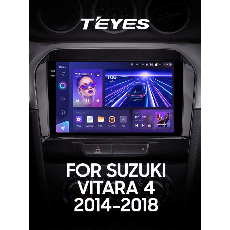 Stacja głośnikowa Teyes CC3 4+64 GB Suzuki Vitara 4 2014–2018, 9