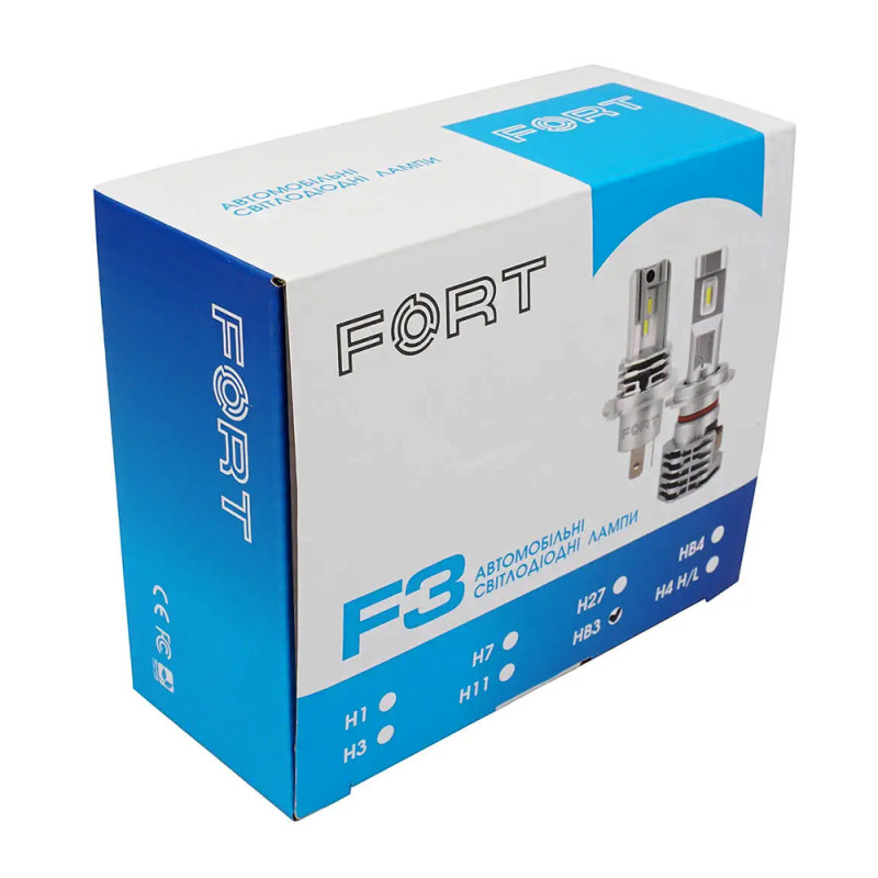 LED bulb FORT F3 HB3 (9005) CSP