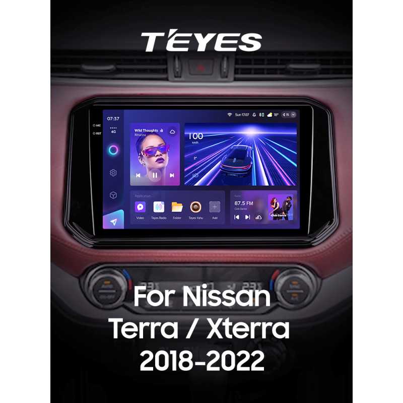 Android head unit Teyes CC3 6+128 Gb Nissan Terra Xterra 2018-2022 9" 2k (L1)