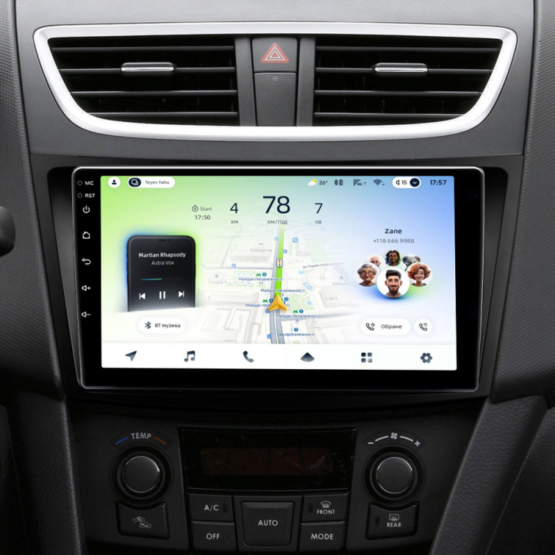 Estéreo de fábrica Teyes CC4L 6+64 GB Suzuki Swift 4 2011–2017, 9