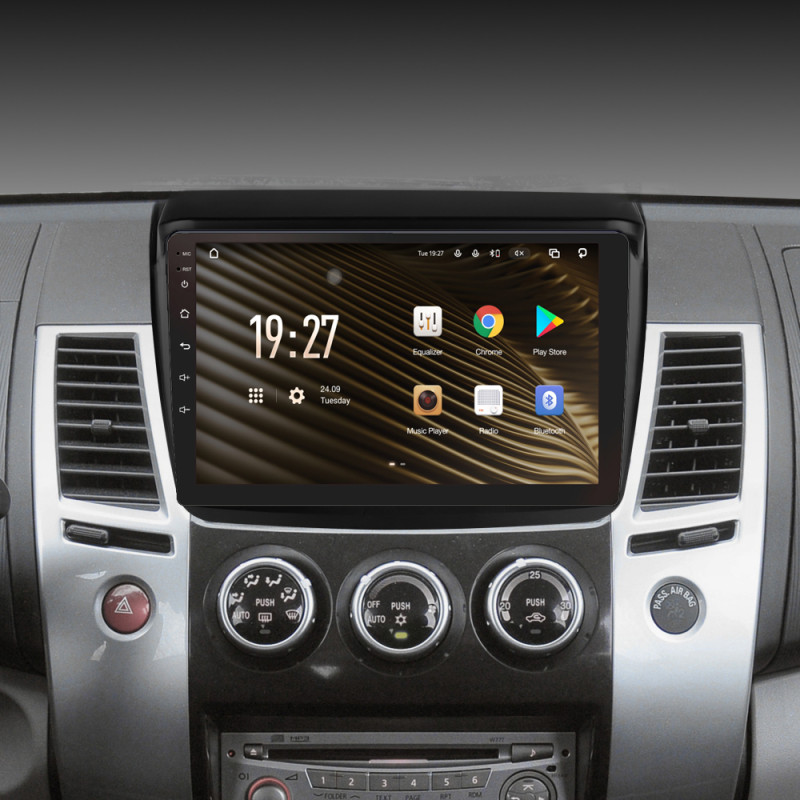 Stacja głośnikowa SIGMA S9464 ANDROID 12 4+64 GB 4G DSP Mitsubishi Pajero Sport 2 L200 2008-2016 9