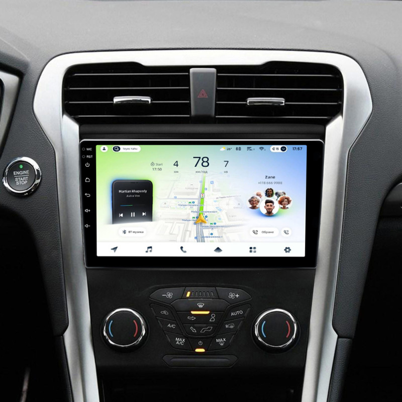 Android head unit Teyes CC4L 4+64 Gb Ford Mondeo 5 (ZYJ) 2014-2019 9"