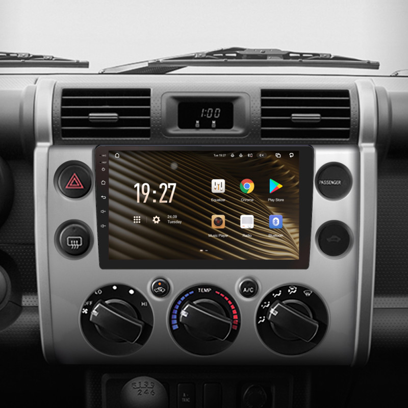 Android head unit SIGMA S9464 ANDROID 12 4+64 Gb 4G DSP Toyota FJ Cruiser J15 2006-2020 (F1) 9"
