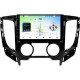 Android head unit Teyes CC4L 6+64 Gb Mitsubishi L200 5 (F2) (Automatic air conditioning) 2015-2019 9"