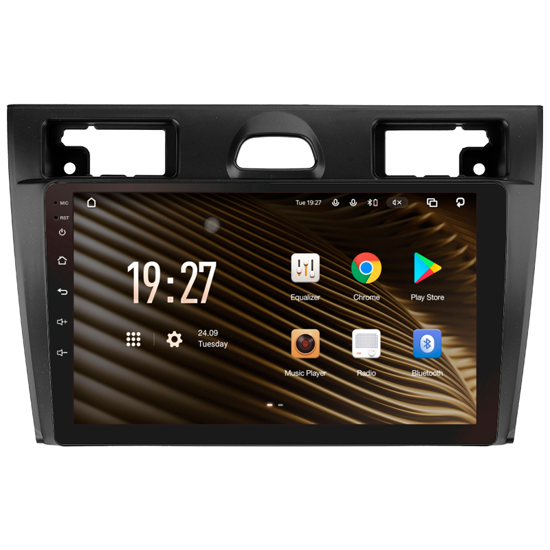 Android head unit SIGMA S9464 ANDROID 12 4+64 Gb 4G DSP Ford Fiesta Mk VI 5 Mk5 2002 - 2008 9"