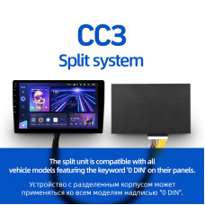 Car multimedia system Teyes CC3 4+32 Gb Split system (10")