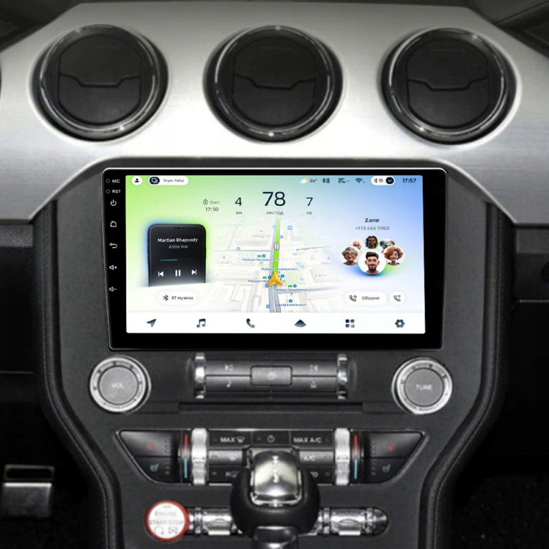 Android head unit Teyes CC4L 6+64 Gb Ford Mustang VI S550 (F2) 2014-2023 9" (L2)