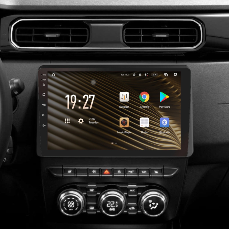 Android head unit SIGMA S10464 ANDROID 12 4+64 Gb 4G DSP Renault Arkana 2019-2023 (F2) 10"