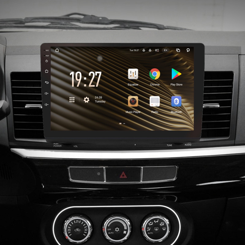 Stacja radiowo-głośnikowa SIGMA S10464 ANDROID 12 4+64 GB 4G DSP Mitsubishi Lancer X 2007–2012 (A) 10