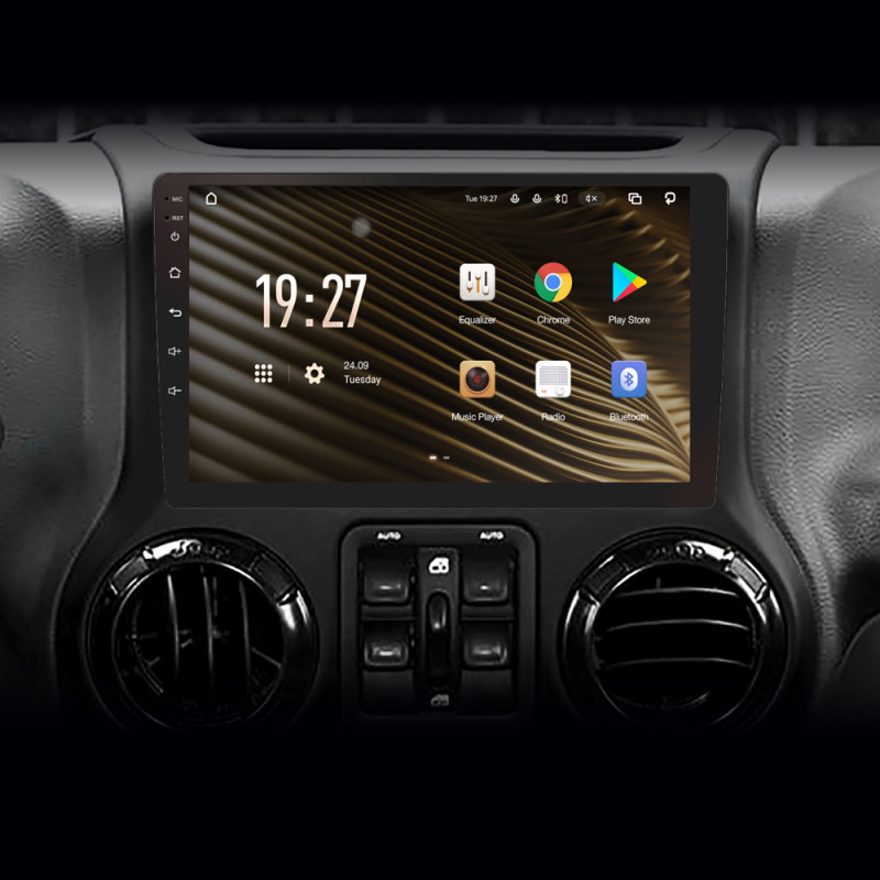 Android head unit SIGMA S10464 ANDROID 12 4+64 Gb 4G DSP Jeep Wrangler 3 JK 2010-2017 (L15) 10" (L1)