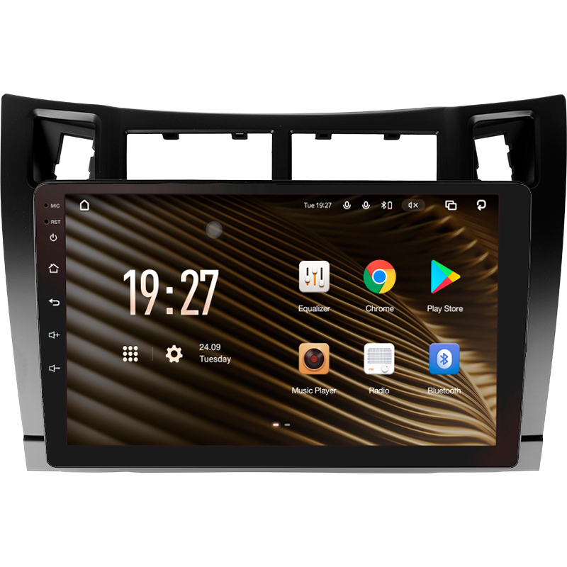 Android head unit SIGMA S9464 ANDROID 12 4+64 Gb 4G DSP Toyota Yaris XP90 2005-2012 (F1) 9"