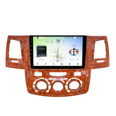 Android head unit Teyes CC4L 4+64 Gb Toyota Fortuner 1 AN50 AN60 HILUX Revo Vigo 2008-2014 brown 9"