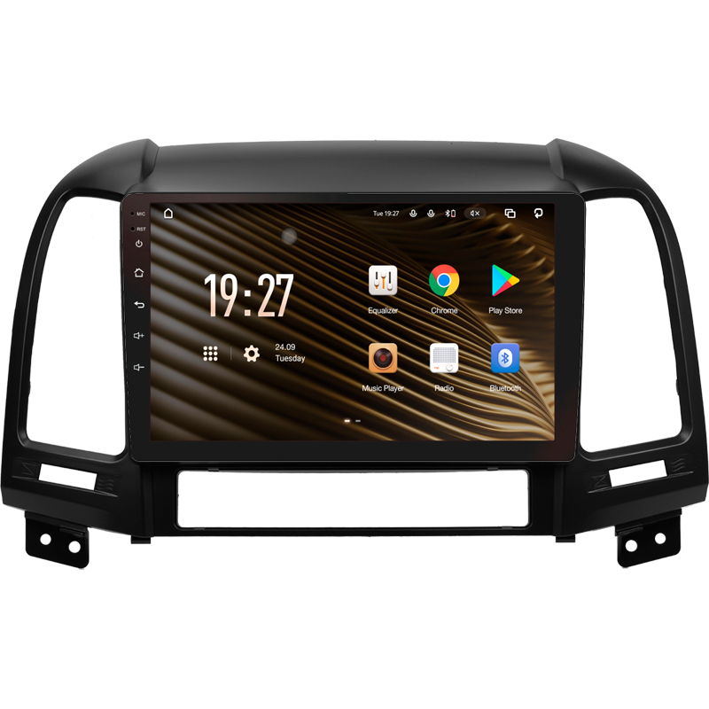 Android head unit SIGMA S9464 ANDROID 12 4+64 Gb 4G DSP Hyundai Santa Fe 2 2006-2012 9"