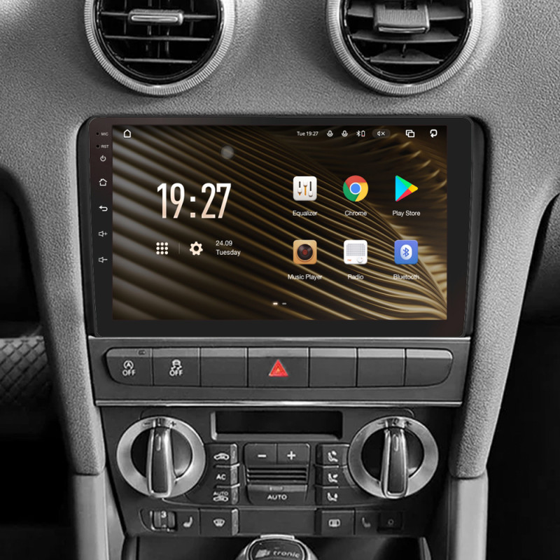 Android head unit SIGMA S9464 ANDROID 12 4+64 Gb 4G DSP Audi A3 2 8P 2003-2013 S3 2 2006-2012 RS3 1 2011-2012 9"