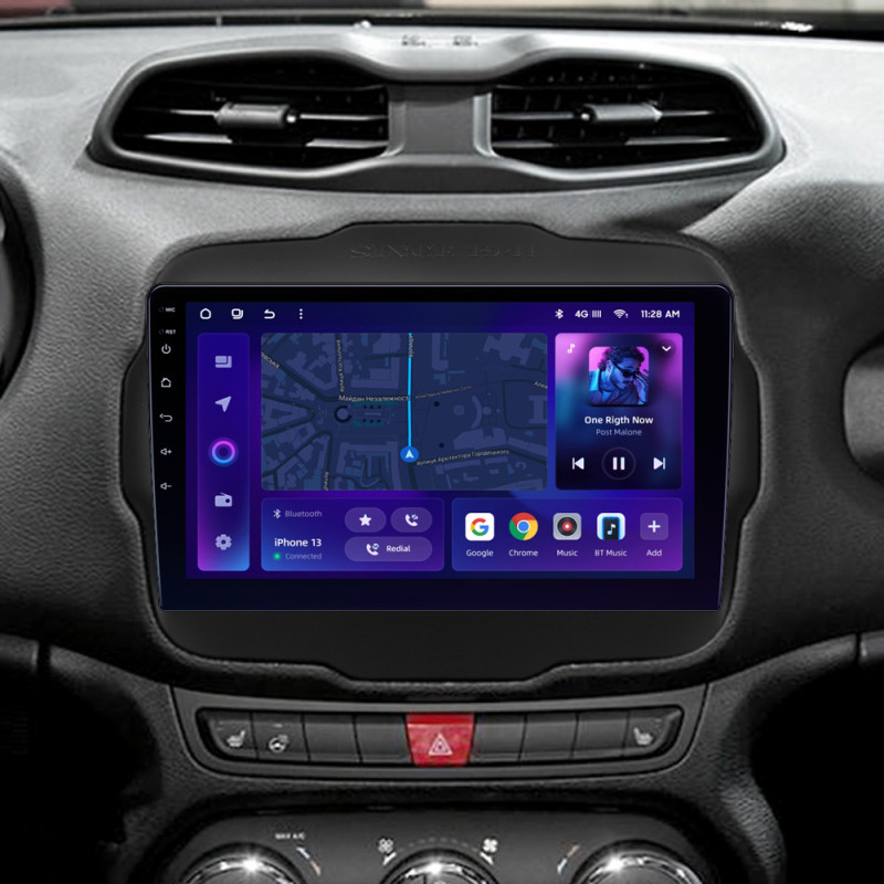 Android head unit AMS MOSS M2 4+32 Gb Jeep Renegade 2014-2018 9″