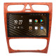 Android head unit SIGMA S9464 ANDROID 12 4+64 Gb 4G DSP Mercedes Benz C Class S203 CL203 W203 2000-2004 wooden 9" (L1)