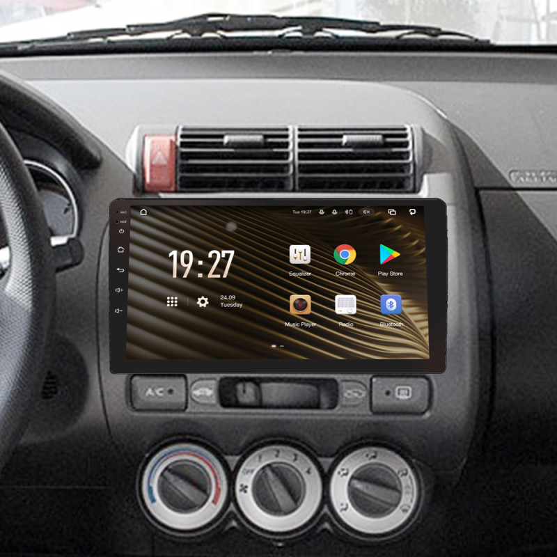 Android head unit SIGMA S9464 ANDROID 12 4+64 Gb 4G DSP Honda Jazz 1 GD Fit 1 2001-2008 MT AC 9"