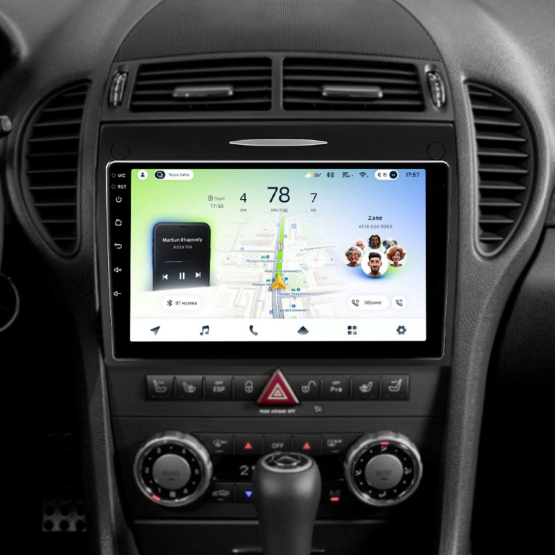 Android head unit Teyes CC4L 6+64 Gb Mercedes-Benz SLK-Class SLK Class R171 2004-2011 9" (L1)