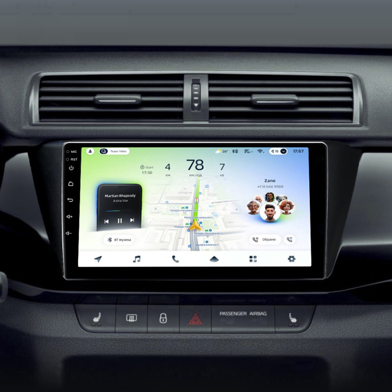 Estéreo de fábrica Teyes CC4L 4 + 64 GB para Škoda Fabia 2014-2018, 9