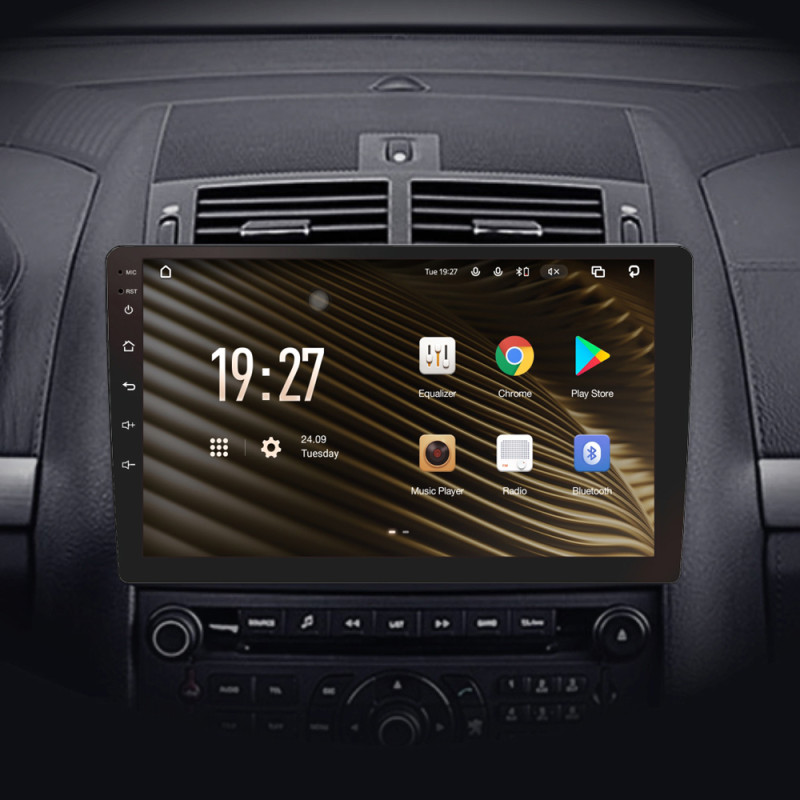Android head unit SIGMA S9464 ANDROID 12 4+64 Gb 4G DSP Peugeot 407 1 2004 - 2011 (F1) 9" (L2)