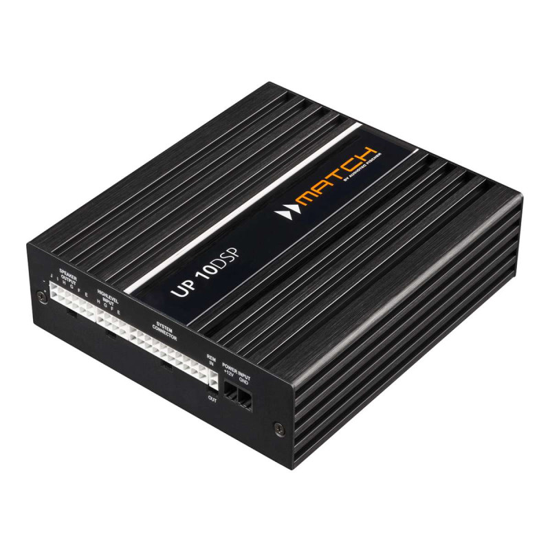 Audio amplifier with DSP MATCH UP 10DSP
