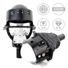 LED headlight lenses AMS ORIGINAL A3 MAX 5000K 3.0 F/R