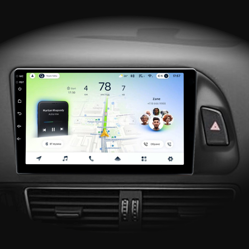 Android head unit Teyes CC4L 6+64 Gb Audi Q5 8R 2008-2017 (A) 9" (L2)